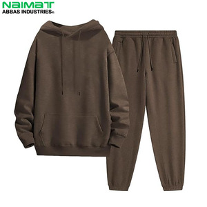 Ensemble de survêtement pour homme avec sweat-shirt à col cadet et demi-zip, respirant, pull-over et pantalon de jogging assorti, tenue de sport - Product Image 4