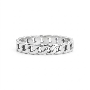 <b>Plain</b> 925 Sterling Silver Handmade Wedding Band <b>Ring</b> Minimalist Statement Silver Jewelry Wholesale Gift - Product Image 1