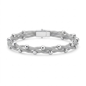 Women's Baguette Diamond <b>Bracelet</b> Bangle Synthetic (Lab Grown) IGI Certified Elegant Luxurious Jewelry Accessory 14K Yellow Gold - Product Image 1