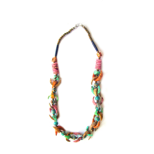 Collar de Cuentas de Colores con Diseño de Huesos, Estilo Bohemio, Joyería de Moda para Mujer, Colgante Multicolor, Accesorio de Fiesta - Product Image 1