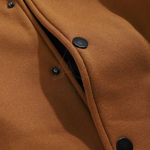 Dernier style, veste d'hiver sur mesure pour homme, col montant, logo sur le devant, écologique, respirante, légère, en polaire - Product Image 5