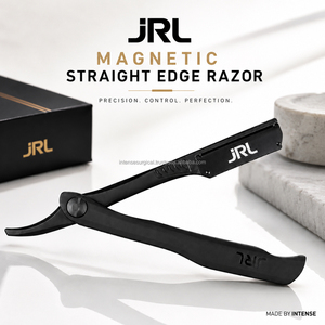 JRL Professional Barber <b>Straight</b> Edge <b>Razor</b> Magnetic Blade Holder Salon Shaving <b>Razor</b> OEM - Product Image 1