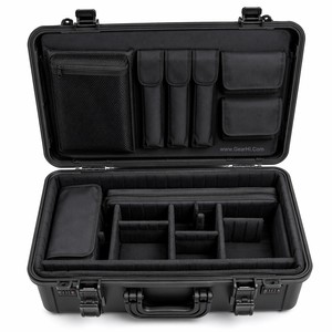Sac de premiers secours médical portable 20L en nylon avec double sangle et fermeture éclair, résistant à l'eau, pour kit d'urgence, organisateur de rangement, blanc - Product Image 1