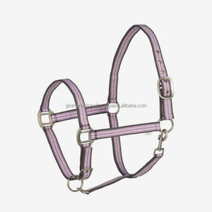 Collier de cheval de styliste rayé, personnalisé, en Nylon, ajustable, licou solide, avec menton et instantané réglables - Product Image 6