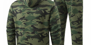 Men's <b>Camouflage</b> Hoodie And Joggers Set Full Sleeve Drawstring Casual Tracksuit Autumn Breathable 100% Polyester Regular Fit - Product Image 6