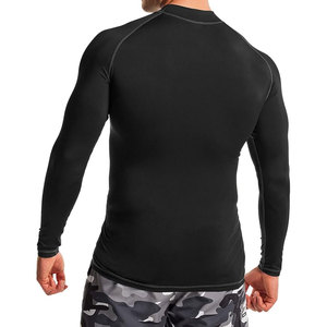 TIAGO SPORTS Low Price MMA Rash Guards Custom Design Polyester Sport <b>Shirt</b> <b>For</b> Adult Breathable <b>Compression</b> <b>Shirts</b> Long Sleeve - Product Image 2