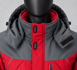 High Quality Custom Printed Logo Men's Waterproof Windproof Eco-Friendly Thick Stand Zipper <b>Winter</b> Sport Hiking Outdoor <b>Fleece</b> - Product Image 3