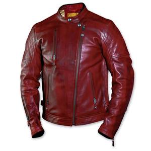 Blouson de moto en cuir respirant haut de gamme pour homme avec étiquetage personnalisé – Équipement de conduite confortable et de qualité supérieure, vestes ajustables style café - Product Image 4