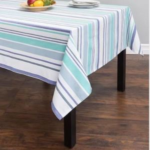 Classic Solid Color <b>Table</b> Cloth Modern <b>Dining</b> <b>Table</b> <b>Cover</b> Striped Design <b>Table</b> Cloth Stylish <b>Dining</b> <b>Table</b> <b>Cover</b> - Product Image 4