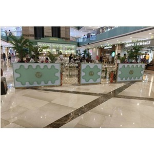Luxury Mall Kiosk Display Custom Retail Booth Exhibition Stand Decorative Pop Up Store Interior Design Setup for Brand Promotion - Product Image 1
