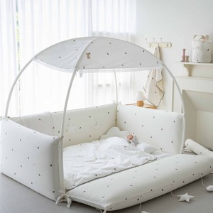 [S.P Company] Protector de Cuna para Bebé, 100% Algodón, Bordado con Pigmentos, para Cuna Infantil Lolbaby - Product Image 3