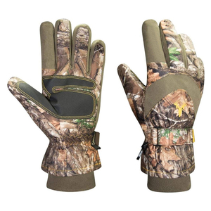 Gants de chasse isolés à imprimé camouflage, gants thermiques pour hommes, gants de sport d'extérieur, fermeture à boucle et crochets - Product Image 1