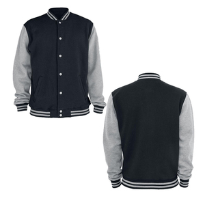 <b>Men's</b> Vintage Wool <b>Jacket</b> for Winter Outdoor Sports Custom Logo Embroidery Stand Thin College Baseball <b>Varsity</b> <b>Bomber</b> <b>Jacket</b> - Product Image 1