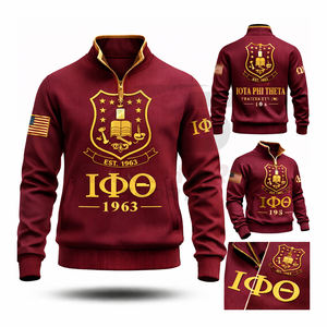 Suéteres Personalizados Premium con Bordado de Letras Griegas, Sudadera para Fraternidades, Suéter con Letras Griegas para Hombres y Mujeres - Product Image 4