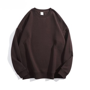 2026 Oversized Streetwear 300GSM Cotton Crewneck <b>Sweatshirt</b> Wholesale - Product Image 6