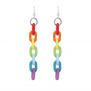Boucles d'oreilles pendantes vintage pour femmes, design en résine, nouveaux styles, accessoire de mode authentique - Product Image 1