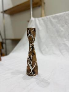 Support de bougie en bois fait main, forme ovale, décoration d'intérieur, support de bougie pour table à manger de cuisine, qualité supérieure - Product Image 4