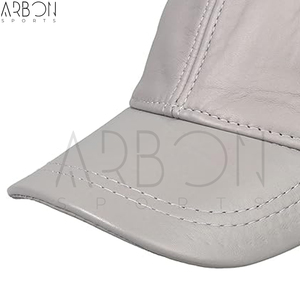 Streetwear Custom Logo Comfortable Premium Quality Fashionable Durable Genuine Leather <b>Baseball</b> <b>Cap</b> for <b>Men</b> and Women - Product Image 5