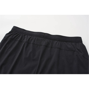 Short Bermuda Homme en Toile de Coton Rose 220g avec Logo Avant, Taille Mi-Haute Élastique, Couleur Unie, Tricoté, Respirant, avec Poches - Product Image 4