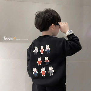 Vêtements coréens de style pour enfants vêtements pour costume à manches longues 2PCS automne hiver ensembles avec des vêtements de haute qualité pour tout-petits garçons - Product Image 2