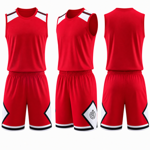 Uniforme de basketball unisexe respirant, nouveau design, maillot en mesh imprimé numériquement, grandes tailles, couleurs personnalisées, logo, fabrication OEM, vente en gros - Product Image 1