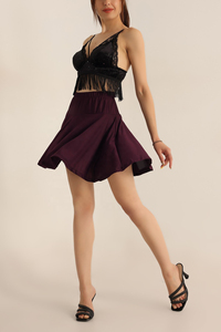 Jupes pour femmes personnalisées avec logo et motifs imprimés, style soleil, imprimé tendance, jupes taille haute pas chères pour femmes en couleurs unies - Product Image 2