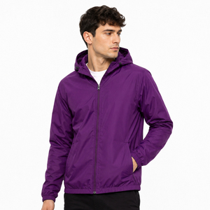 Nouvelle arrivée : veste coupe-vent personnalisée imperméable pour homme, vêtement d'hiver en polyester à séchage rapide, veste coupe-vent en vente en ligne - Product Image 4