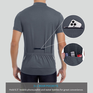 Camiseta de ciclismo profesional para hombre, ropa transpirable de secado rápido para bicicleta de carretera, camisa de verano para bicicleta de montaña y exteriores - Product Image 3