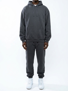 Custom Men's Fleece <b>Jogger</b> Tracksuit <b>Set</b> Winter Windproof Eco Friendly 100% Cotton Thick Warm Sweat Suit 2 Piece Long Sleeve - Product Image 4