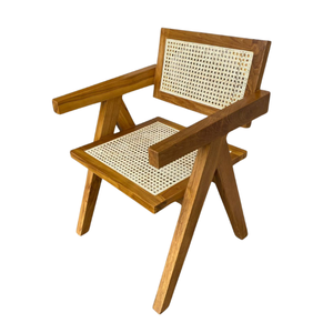 Adjustable Dining Chairs Solid Teak <b>Wood</b> for Home Bar Apartment Hotel Park Dining Furniture Natural and Elegant Chair - Product Image 1