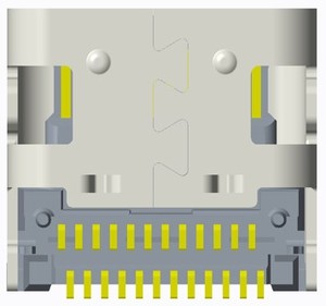 ขั้วต่อซ็อกเก็ตตัวเมียชนิด C SMT USB 24ขา - Product Image 3