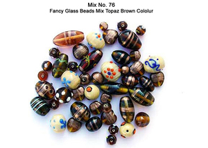 Fancy Topaz Brown Glass Beads Mix Jewelry Making Supplies Cuentas artesanales hechas a mano para collar Pulsera Pendientes Precio al por mayor - Product Image 3