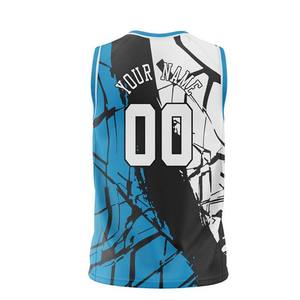 Camiseta de Baloncesto Personalizada de Alta Calidad en Oferta, Impresión por Sublimación con Nombre del Equipo y Número, Ropa Deportiva, Camisetas de Poliéster - Product Image 3