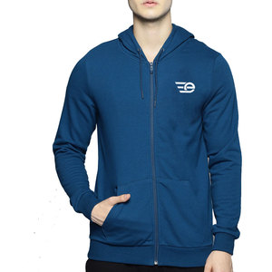 Sudaderas con Capucha Casuales de Invierno para Hombre, Sudaderas con Cierre y Logotipo Personalizado, Sudaderas de Algodón para Gimnasio, Sudaderas con Capucha de Moda Urbana al por Mayor - Product Image 1