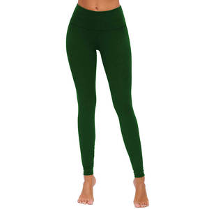 New Design High Quality Women <b>Legging</b> Solid <b>Pattern</b> Full Length Elastic Waist Quick Dry Breathable Pants - Product Image 1