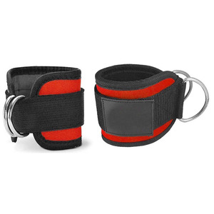 Adjustable Non-Slip Breathable Fitness Ankle Straps Steel D-Rings Padded Support for Leg Extensions Cable Kickbacks Strength - Product Image 2