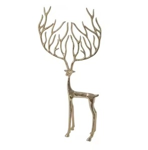 Elegante Adorno de Reno Metálico de Lujo, Decoración Invernal para el Hogar y Espacios de Eventos - Product Image 4
