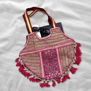 Premium Quality Kambhari Jogeshwar Artisan Red Color <b>Boho</b> Hand <b>Bag</b> Available for Affordable Price from India - Product Image 1