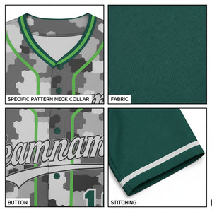 Camiseta de Béisbol Personalizada de Alta Calidad en Oferta, Color Sólido Estampado, Botones, Nombre y Número Cosidos, Unisex, 100% Poliéster - Product Image 5