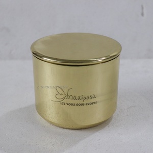 Tapa de Latón Macizo Brillante Resistente al Calor y Ecológica para Recipientes de Velas, Nuevos Diseños, Frascos de Velas Hechos a Mano para Fabricación de Velas - Product Image 5