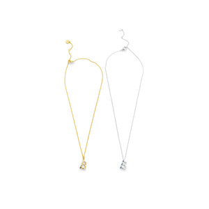 Collana con Ciondolo a Forma di Lettera B in Acciaio Inossidabile, 6mm, Oro e Argento, Minimalista, per Uso Quotidiano, Unisex - Product Image 2