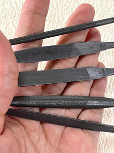 BEST PRICE 5 Pieces 180mm Multi-Shaped Industrial-Grade Steel Needle Files Hand File Set Smooth Cut Natural Finish DIY Flat - Product Image 2