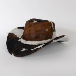 Chapeaux en cuir de vachette directement de l'usine, matériau durable, fournisseur de conception personnalisée - Product Image 4