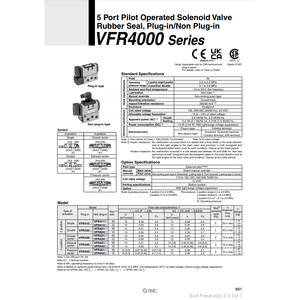 Modèle d'électrovanne pneumatique SMC VFR4110-5DZ-03 pièce pneumatique de haute qualité - Product Image 2