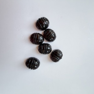 Pierres de grenat rouge naturel TFH pour la création de bijoux, forme ovale 12x10 MM, possibilité de créer plusieurs tailles - Product Image 1