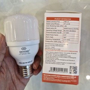 หลอดไฟ LED 5W รุ่น Super Durable DOB/SKD ประหยัดพลังงาน ผลิตในเวียดนาม อุณหภูมิสี 6500K อายุการใช้งาน 20,000 ชั่วโมง - Product Image 2