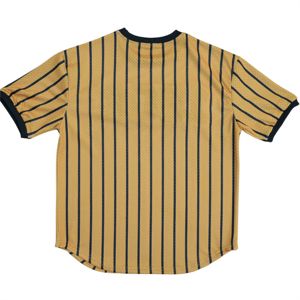Camiseta de Béisbol Vintage a Rayas de Malla, Estilo 1906, Bordada en la Parte Delantera, Cuello Redondo, Manga Corta, Estilo Adulto, Poliéster Transpirable - Product Image 2