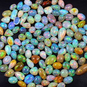 Natural White Ethiopian <b>Opal</b> Cabochon Smooth Mix Shape Loose Gemstone Oval Cabochon For Jewelry Making Wholesale Bulk Supply - Product Image 4