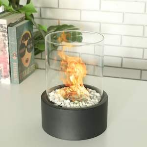 Indoor and <b>Outdoor</b> Fireplace <b>Table</b> <b>Fire</b> with PU Longer Burning Time Portable <b>Fire</b> <b>Pit</b> Small Bioethanol <b>Table</b> Fireplace - Product Image 2