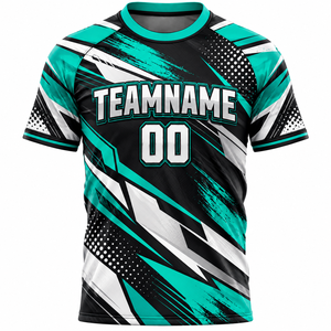 Camiseta de fútbol de diseño personalizado Camisetas de equipo sublimadas Camiseta de alta calidad Camiseta con diseño y color personalizados - Product Image 4